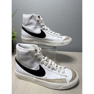 Nike Blazer Mid 77 Womens‎ 8 White Black CZ1055-100
